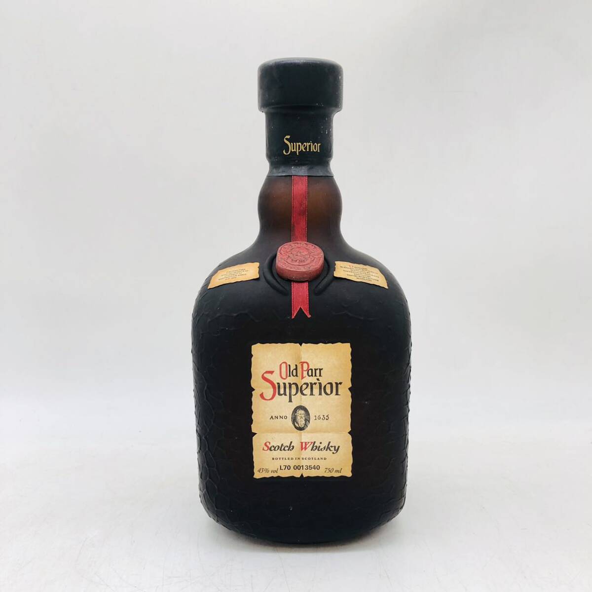 【未開栓】Old Parr SUPERIOR オールドパー スペリオール スコッチ ウイスキー 750ml 古酒 WH50824_画像2