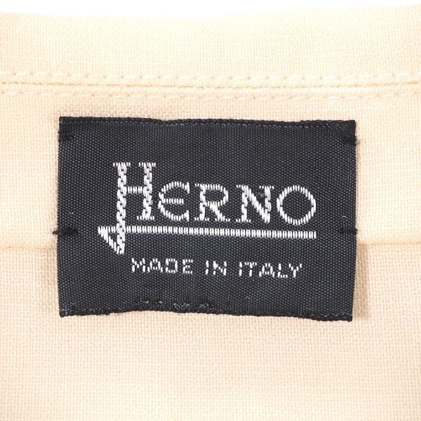 4-TE032 ヘルノ HERNO イタリア製 カシミア ジャケット ライトベージュ Lサイズ相当 レディース_画像7