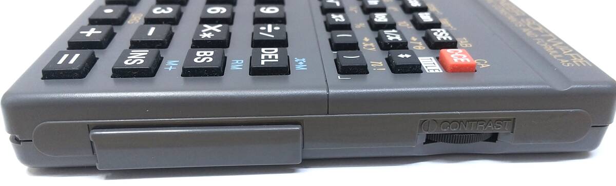 【874】シャープ ポケットコンピュータ PC-E500 中古品 取説 BASICリファレンスハードカバー付き SHARP ポケコン レトロ 希少 コレクションの画像6