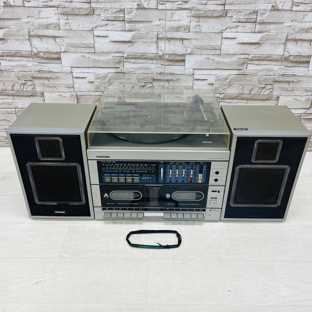 ☆1円〜☆ TOSHIBA 東芝 STEREO SOUND SYSTEM SL-6 ステレオサウンドシステム レコードプレーヤー システムコンポ 昭和レトロ ビンテージの画像1