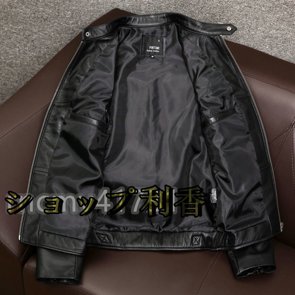 本革レザージャケット牛革空軍フライトスーツ大きいサイズジャケットコートS～5XL_画像3