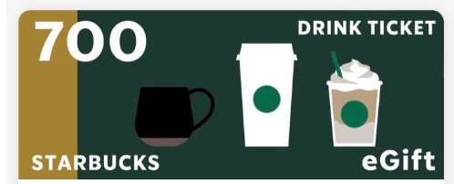 【700円×3枚】8末迄 スターバックス ドリンクチケット スタバチケット Starbucks Coffee Japan ギフトカード ギフトチケット(S6）の画像1