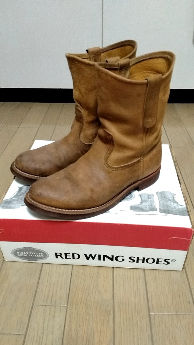 Redwing Red Wing pekos boots 8188 mules skinner 26.5 us8.5 Harley chopper Vintage pan knuckle 