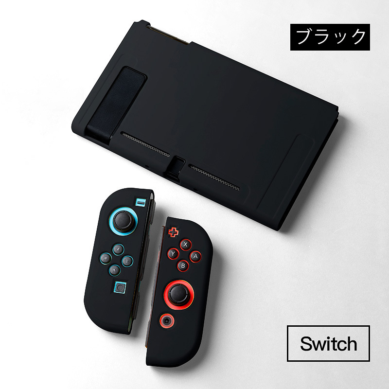 Nintendo switch カバー　ケース 任天堂　スイッチ 保護カバー tpu ソフトカバー　ブラック32_画像1