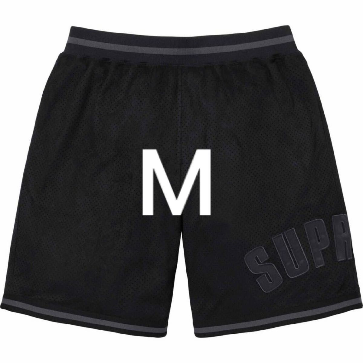 Supreme Ultrasuede Mesh Short Black Mサイズ