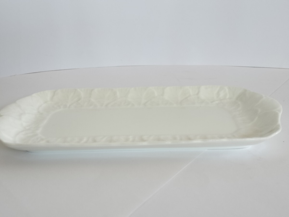 ウェッジウッド WEDGWOOD ホワイト プレート 食器 カントリーウェア サンドウィッチプレート（29×14cm）_画像4