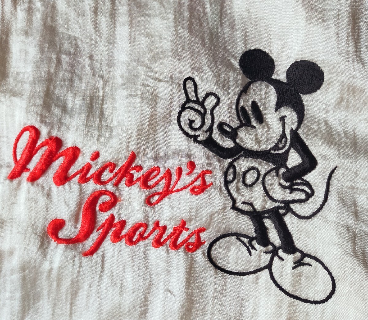 希少 Tokyo Disneyland MICKEY’S SPORTS ミッキーマウス オールドブルゾン 東京ディズニーランド 日本製_画像6