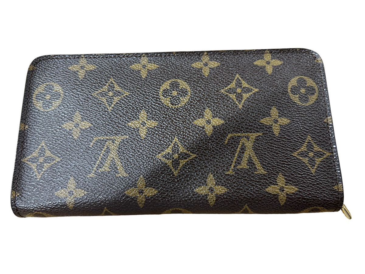 【M-32】極美品 LOUIS VUITTON ルイヴィトン モノグラム モノグラム ポルトモネジップ ラウンドファスナー 長財布 M61727の画像3