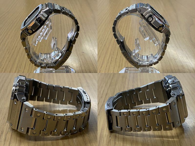 【M-45】美品 動作品 CASIO カシオ G-SHOCK GMW-B5000D-1JF 電波ソーラー 腕時計 フルメタル 箱 コマあり_画像5