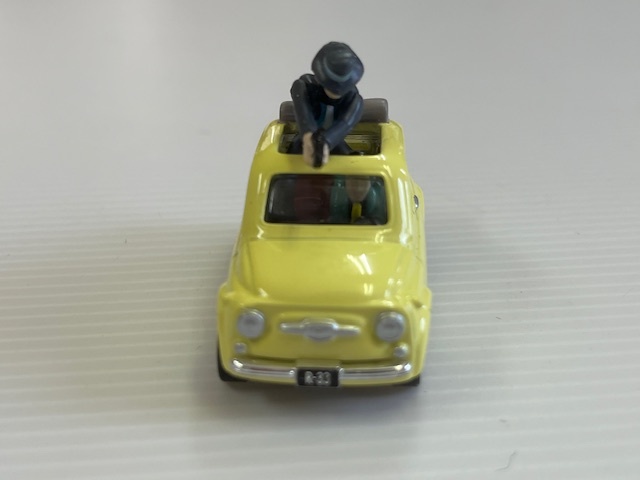 ★ルパン三世 カリオストロの城　フィアット FIAT 500　ミニカー 1/64 次元大介 マテル製 ホットウィール_画像6