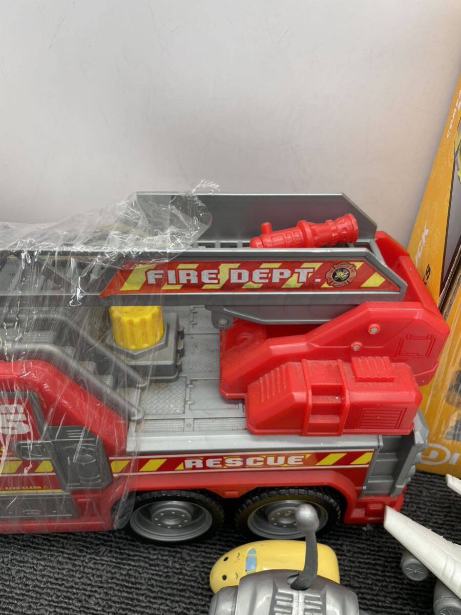 おもちゃ 車 乗り物 幼児 FLYING ACE DIY Dump Truck 飛行機 消防車 トラック レール 玩具 男の子 当時物 現状品 u3834_画像10