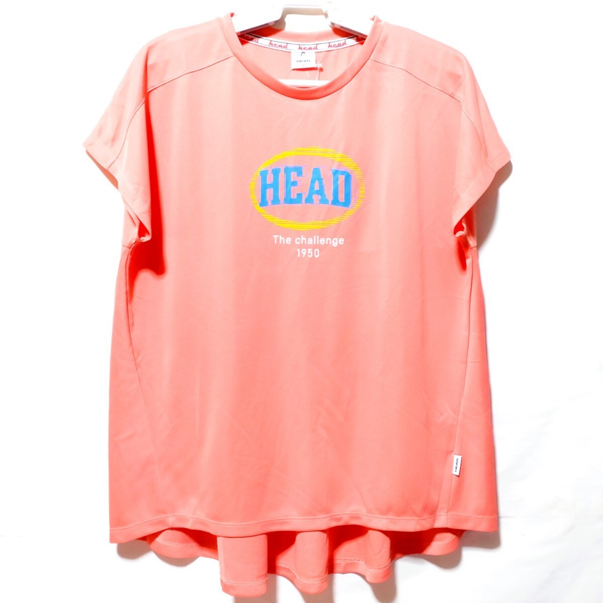 特価/未使用【サイズ=L(レディス)】 HEAD/ヘッド/レディス/フレンチ袖/Tシャツ/胸囲=86～94cm/pink_画像1