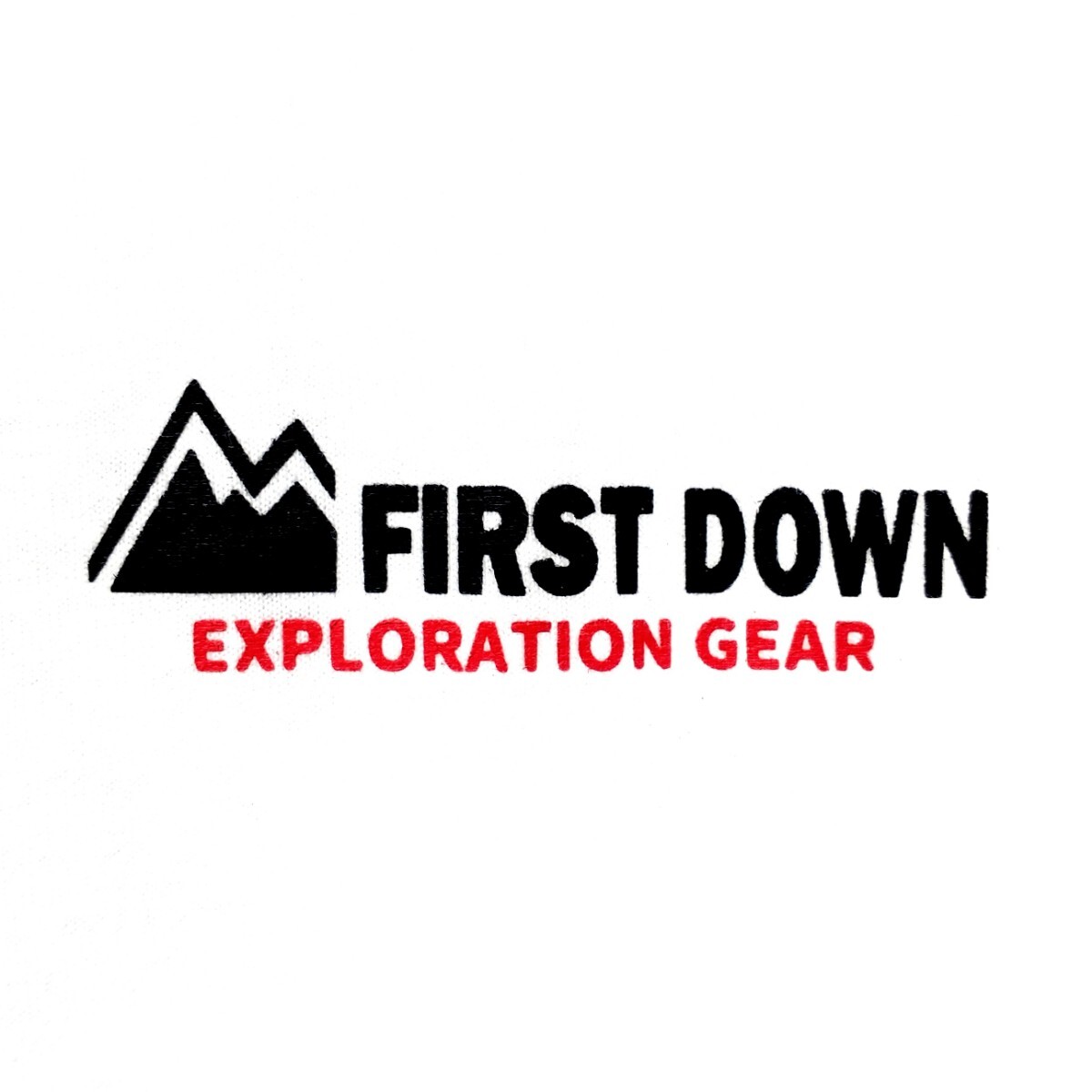 特価/未使用【サイズ=L】 FIRST DOWN/ファーストダウン/メンズ/バックプリント/半袖/Tシャツ/胸囲=96～104cm/white_画像4