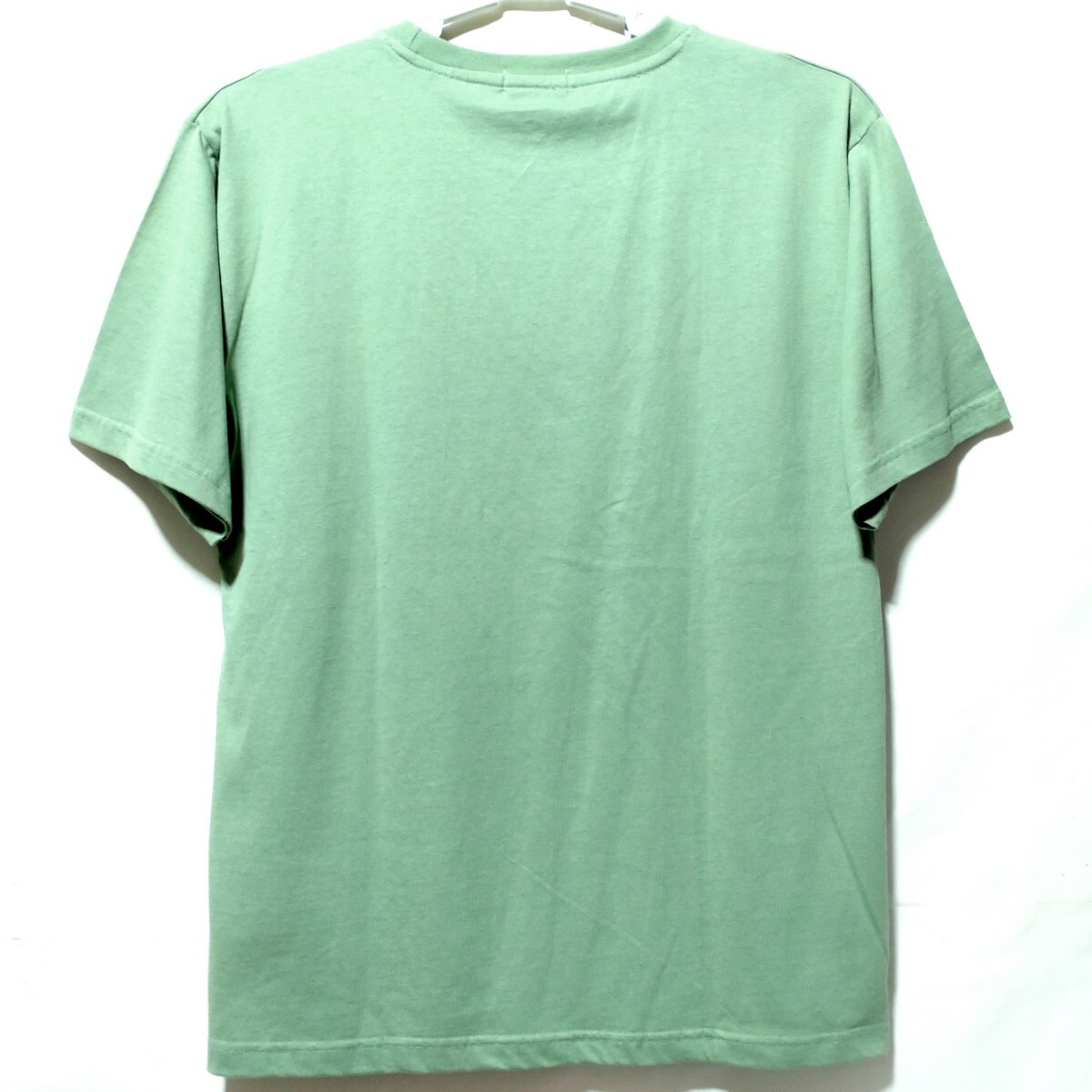 特価/未使用【サイズ=LL(XL)】 FIRST DOWN/ファーストダウン/メンズ/プリント/半袖/Tシャツ/胸囲=104～112cm/light.green