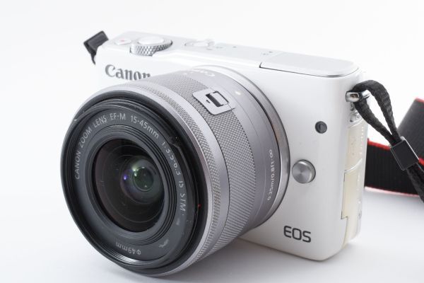 #s154★美品★ キャノン Canon EOS M10 EF-M15-45mm F3.5-6.3 IS STM レンズキットの画像3