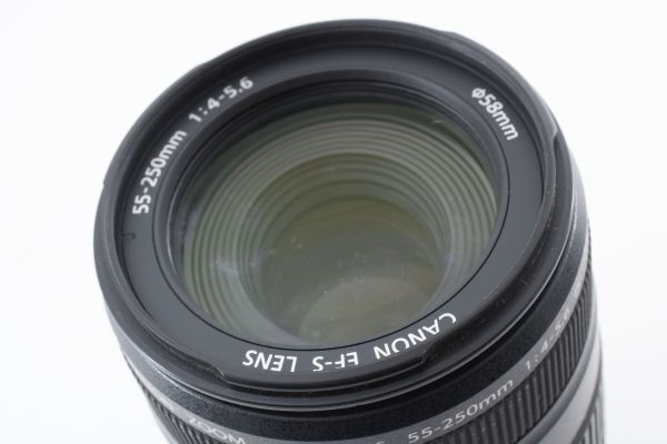 #t9★実用品★ Canon キヤノン EF-S 55-250mm F4-5.6 IS_画像10