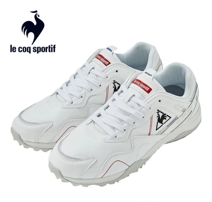 新品27cm Le coq sportif GOLF(ルコックゴルフ) LCS Gシリーズ スパイクレスゴルフシューズ 立方骨サポート