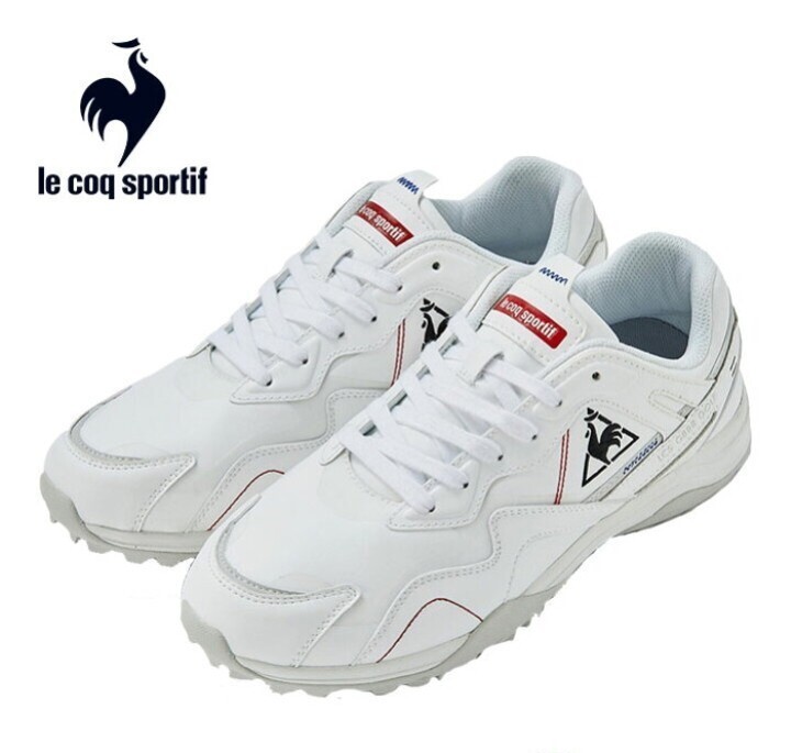 新品27cm Le coq sportif GOLF(ルコックゴルフ) LCS Gシリーズ スパイクレスゴルフシューズ　立方骨サポート_画像1