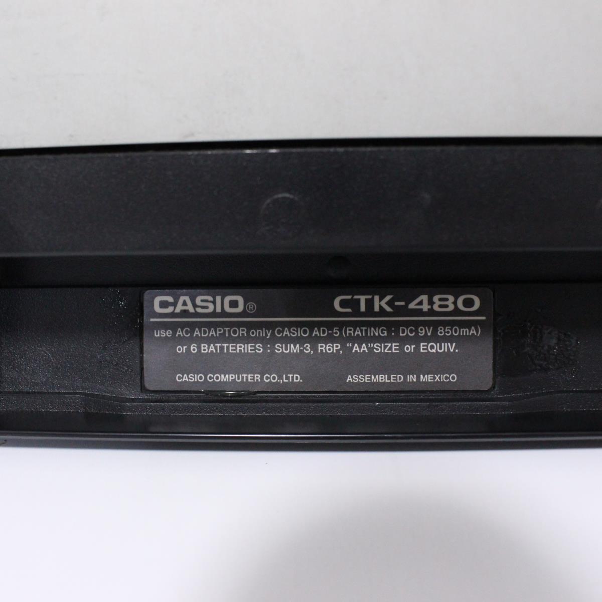 CASIOlCTK-480l61 keyboard l electron keyboard l battery drive ( un- possible )l Casio l200165