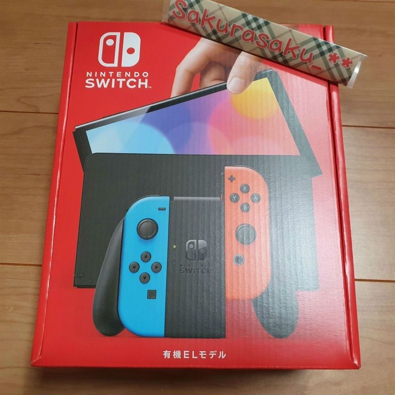 [印無･新品] Nintendo Switch 有機ELモデル ネオンブルー ネオンレッド
