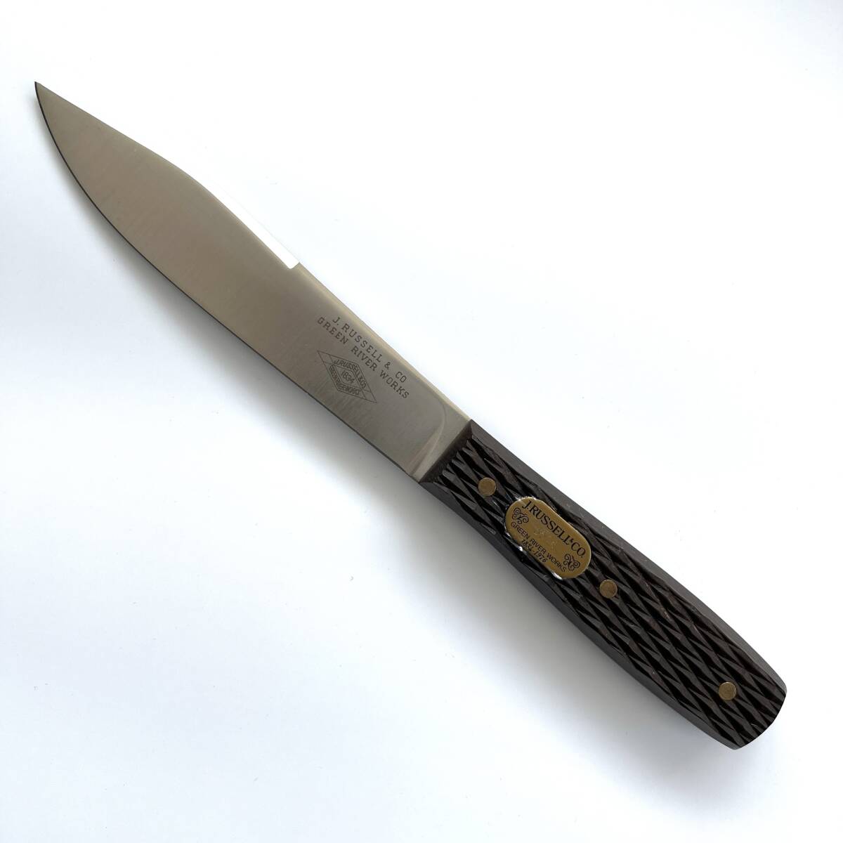 【Vintage】JOHN RUSSELL ナイフ Russell Hunter ジョン・ラッセル GREEN RIVER WORKS ナイフ KNIVES