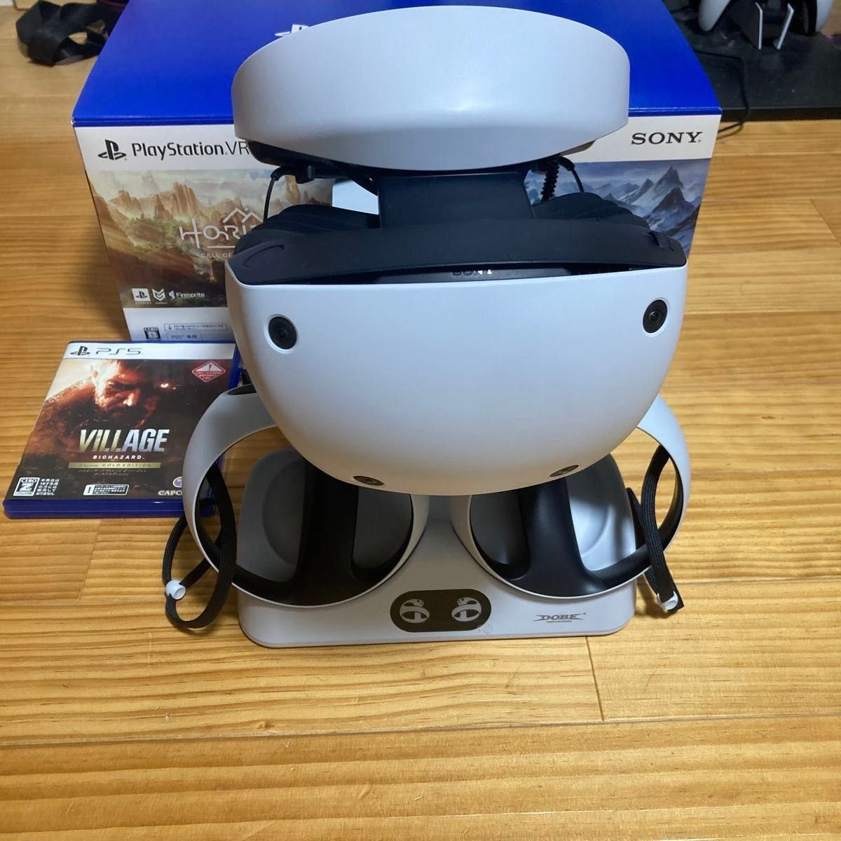 PSVR2 Horizon 同梱版 バイオVILLAGE ZVer GOLDEDITION コントローラー充電スタンド 