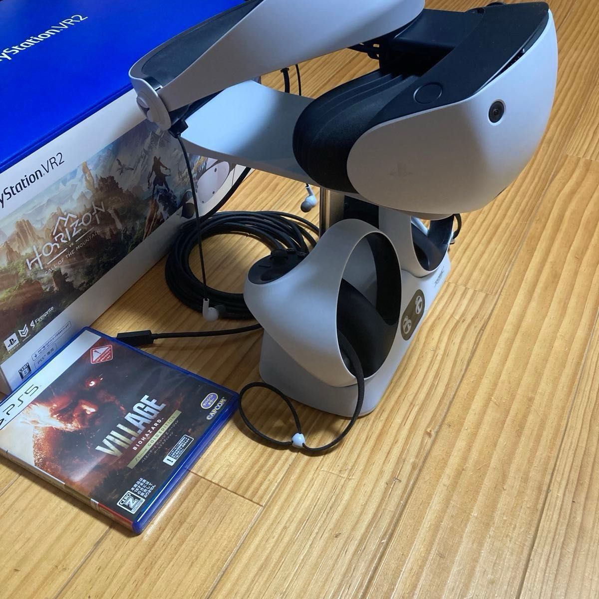 PSVR2 Horizon 同梱版 バイオVILLAGE ZVer GOLDEDITION コントローラー充電スタンド 