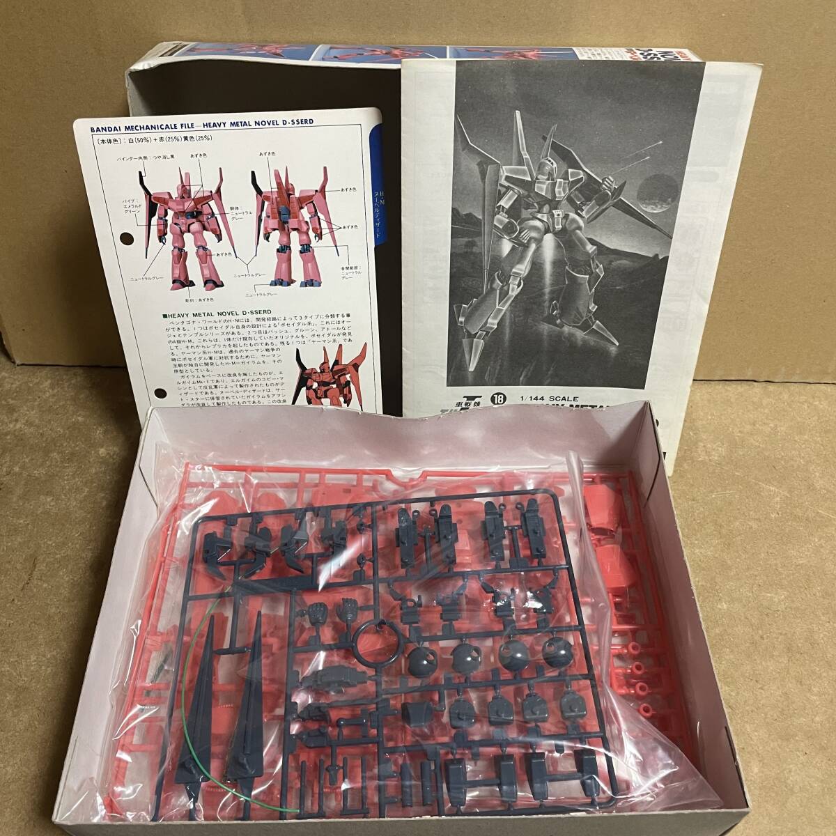  valuable! at that time mono old kit 1/144n-be Rudy The -do! ( Heavy Metal L-Gaim heavy metal.