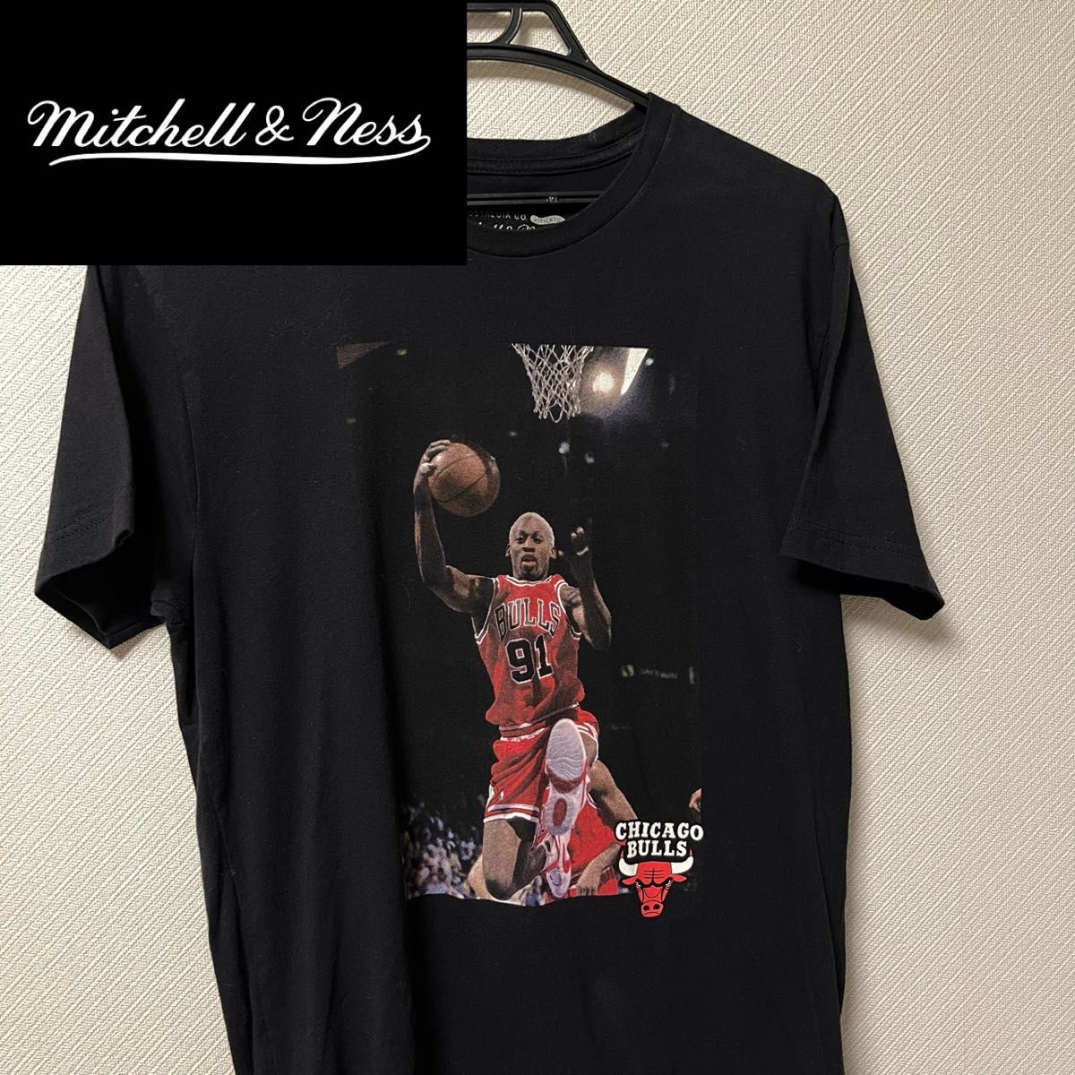 Mitchell&Ness × Dennis Rodman s/s Tshirt