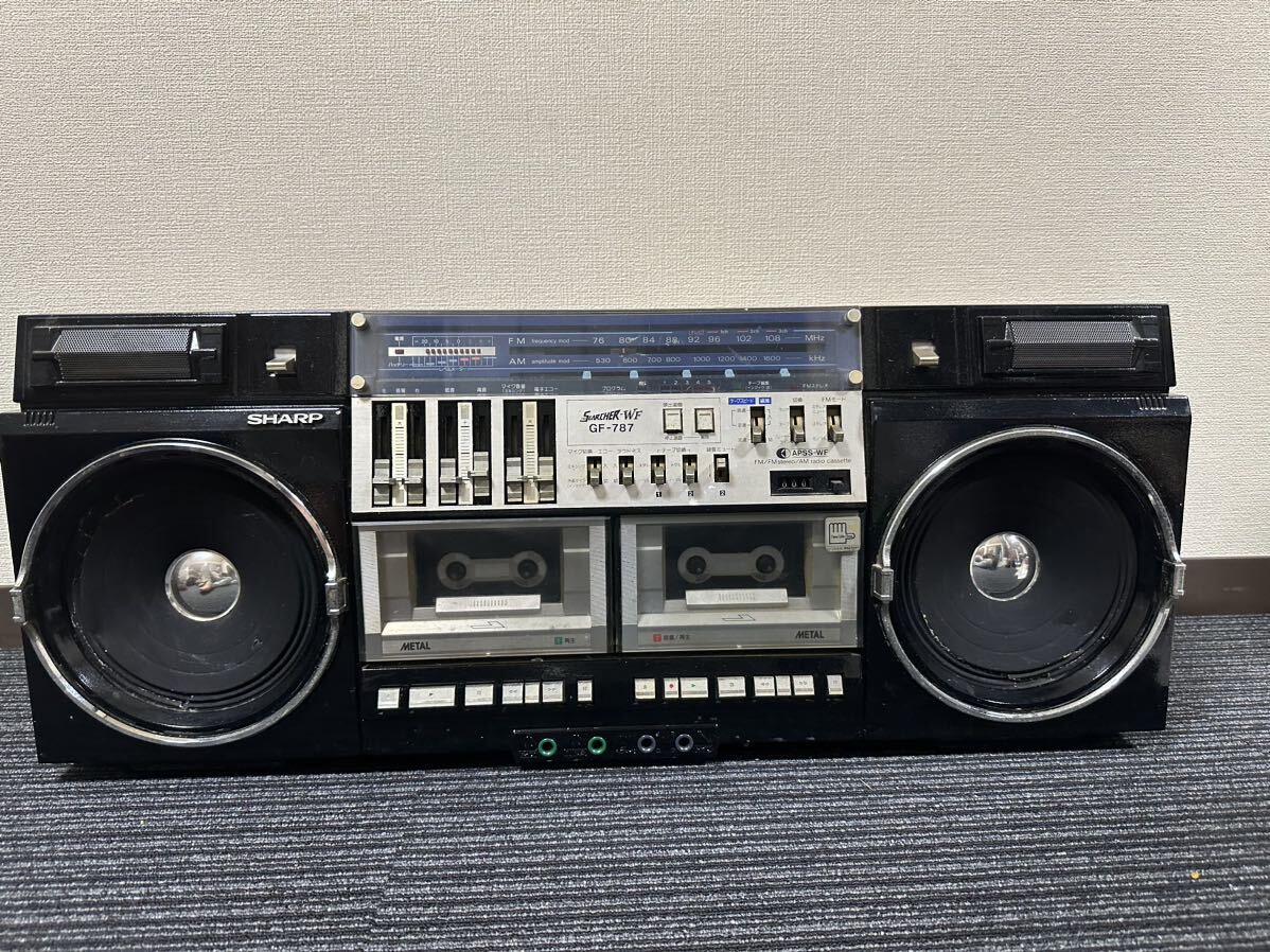 ※超超超レトロ希少※ラジオ付きステレオテープレコーダー GF-787