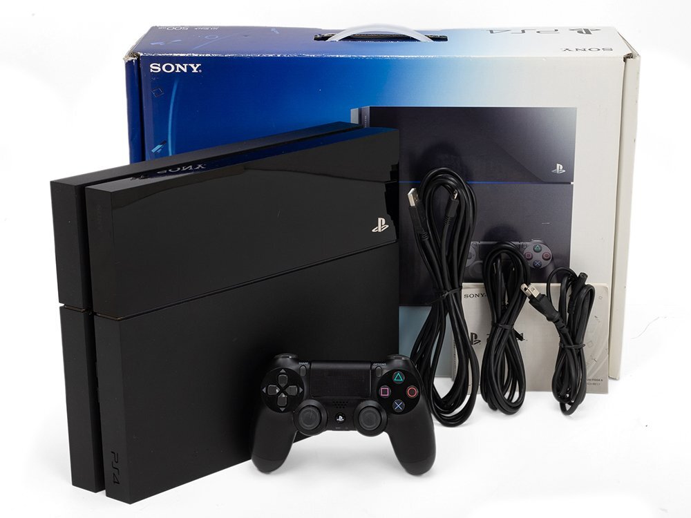 [Used]SONY Sony PlayStation 4 PS4 CUH-1100A 500GB black PlayStation 4[. river pawnshop ]