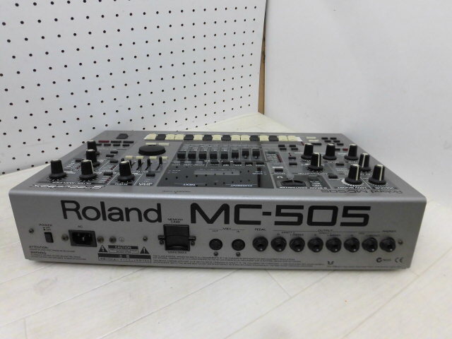  б/у товар!*Roland MC-505* Roland секвенсор ритм-бокс [ б/у / текущее состояние товар / работоспособность не проверялась Junk ]*! контрольный номер 521-68