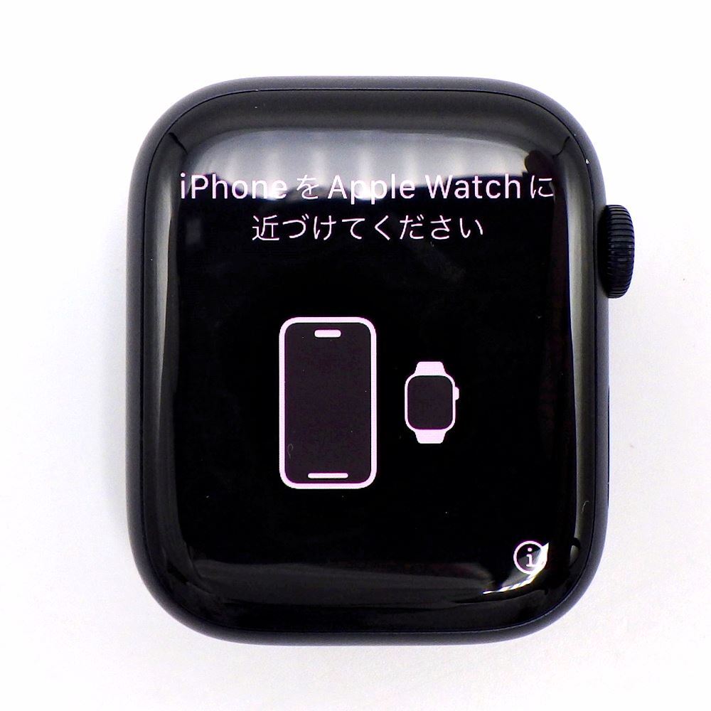 C24-848 Apple アップル MNK43J/A Apple Watch Series 8 GPS+Cellular アルミニウム 45mm ミッドナイト スポーツバンド スマートウォッチ_画像2