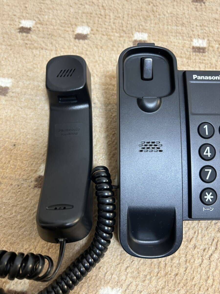 Panasonic 電話機 シンプルテレフォン VE-F04-K 中古品 動作確認済み　アダプタ不要_画像3