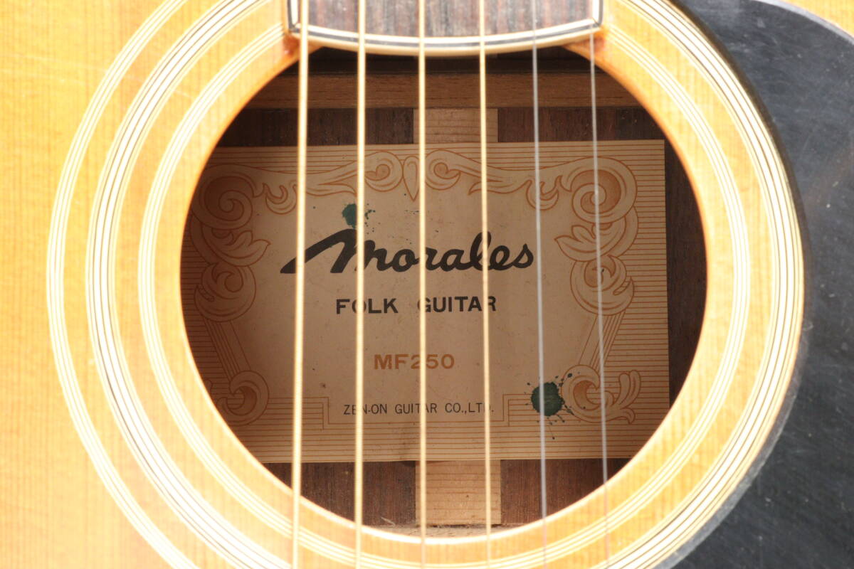 P morales モラレス フォークギター MF250 ハードケース付_画像3