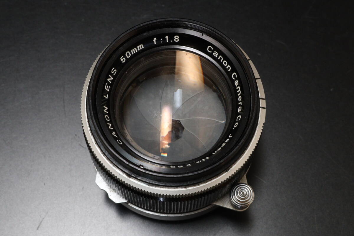 S27 Canon P キャノン レンジファインダーカメラ CANON LENS 50mm f:1.8 レンズ_画像10