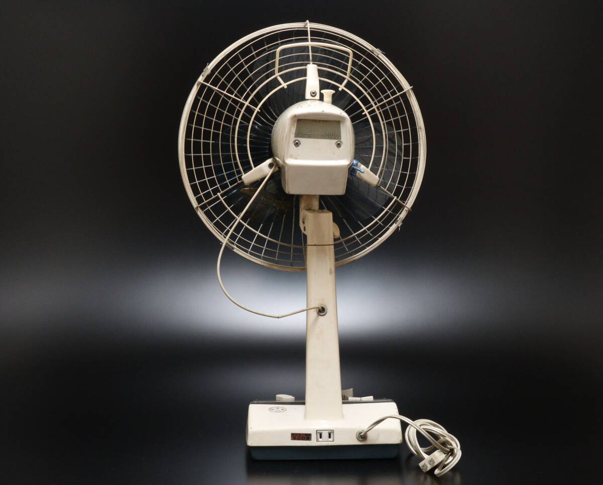 P 昭和レトロ 富士電機 FUJI SILENT FAN 扇風機 FTD3064A_画像4