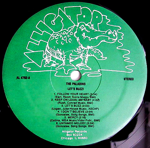 美盤 良好 ★ 廃盤 LP レコード ★ 80's ネオロカビリー 1990年 オリジナル盤 THE PALADINS / LET'S BUZZ! ★ ネオロカ ロッキン ブルース_画像4