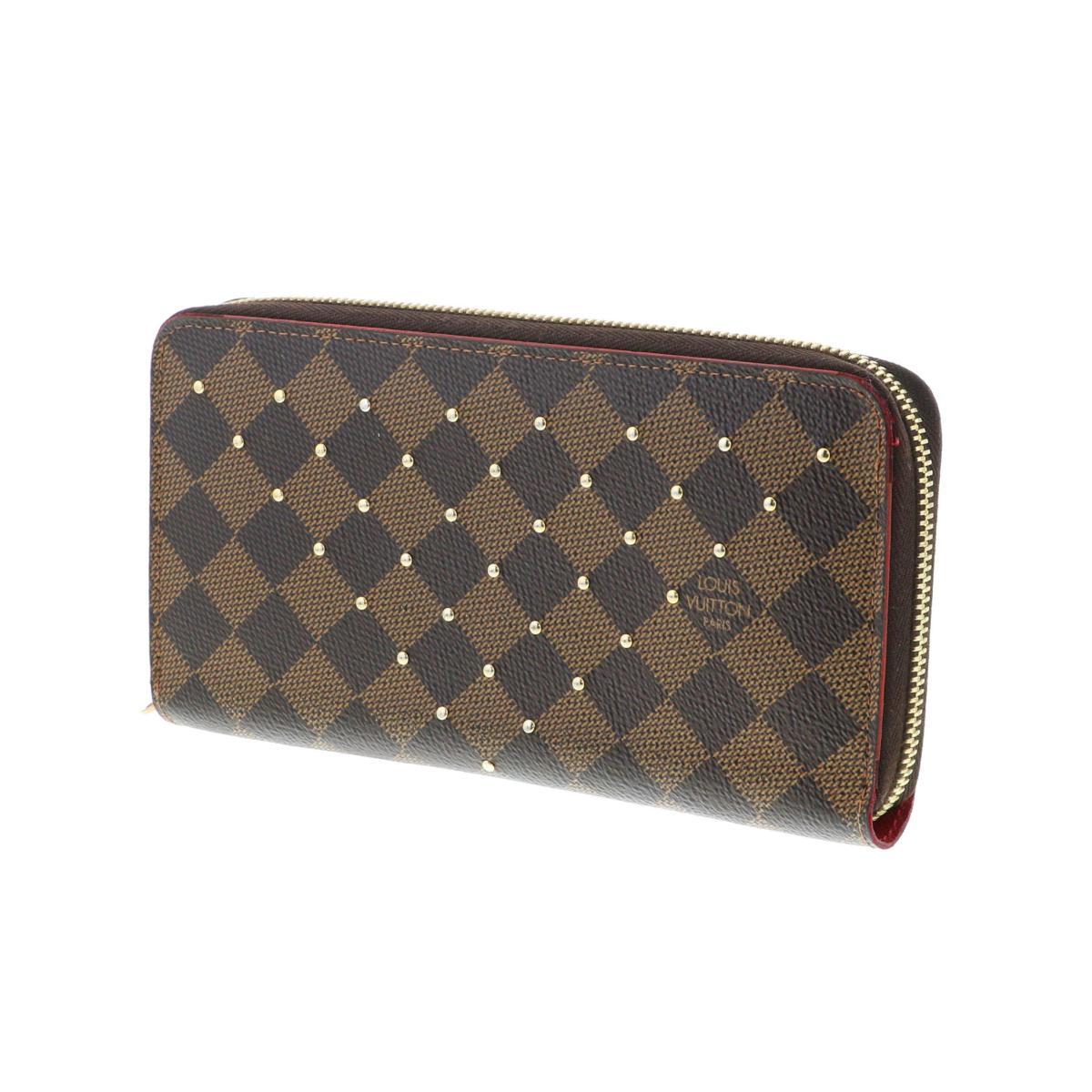 LOUIS VUITTON ルイヴィトン 財布 長財布(小銭入有) N60473 PVC ジッピー・ウォレット スタッズフラワー_画像2