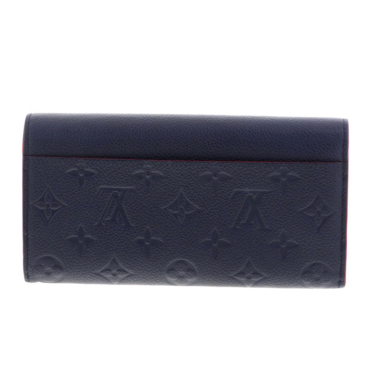 【水曜定休日・木曜発送】【中古】【RI】LOUIS VUITTON ルイヴィトン 財布 長財布(小銭入有) M62125 アンプラント ポルトフォイユ・サラ_画像3