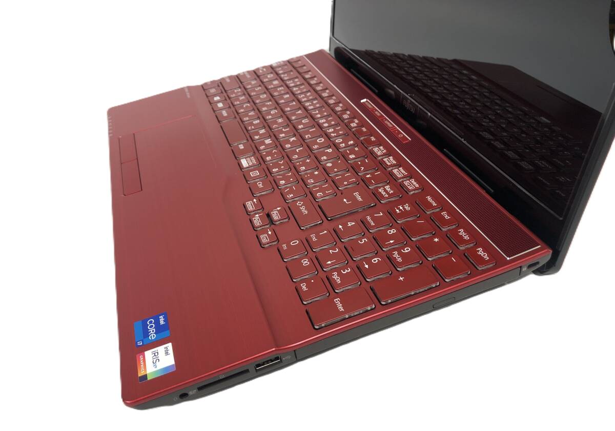 使用品 富士通 ノートパソコン Office搭載 新品同様 Win11 DVDブルーレイ 15.6型 第11世代 Core i7 SSD 512GB AH53/F3 標準90日保証_画像7