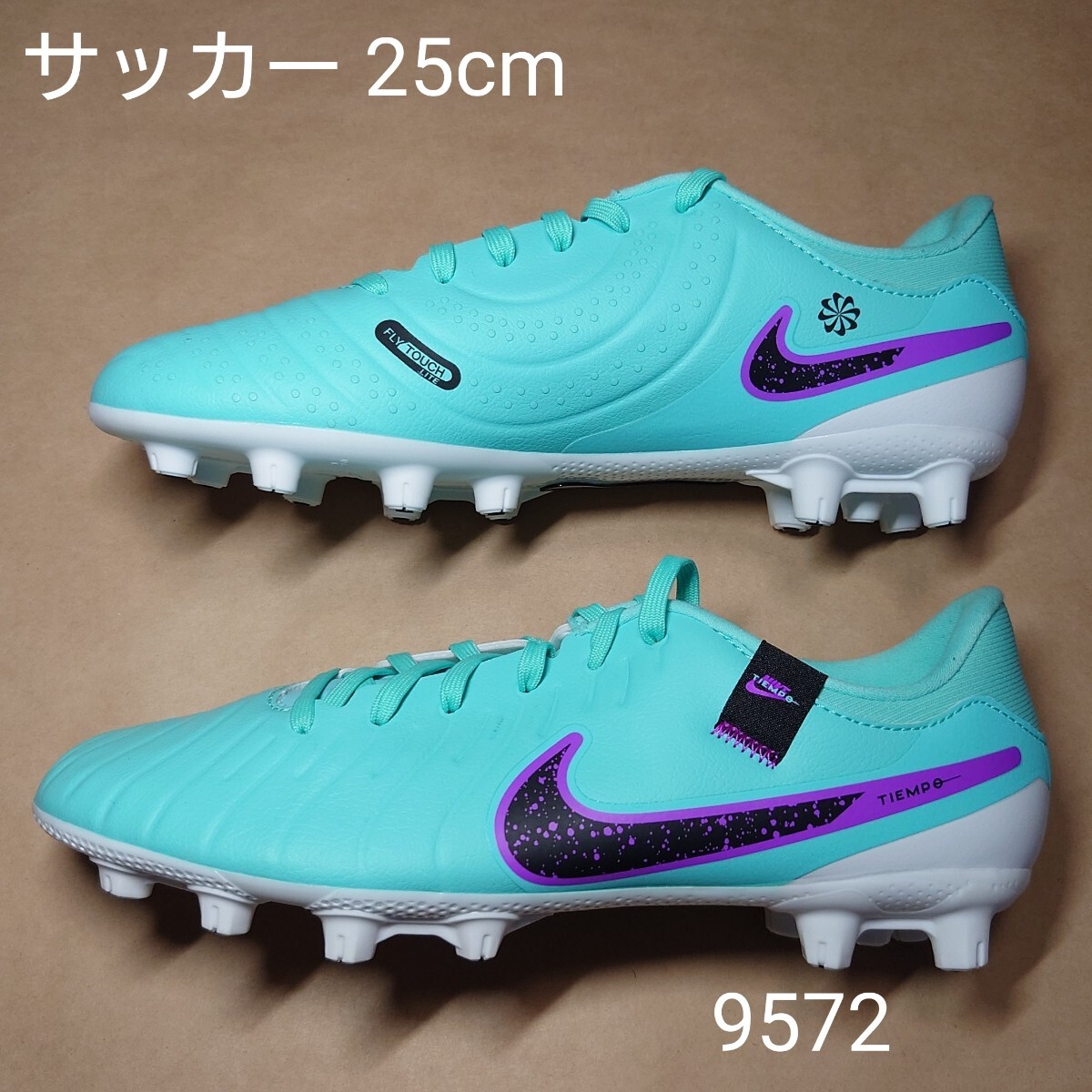 サッカースパイクシューズ 25cm ナイキ NIKE ティエンポ レジェンド 10 アカデミーHG 9572_画像1