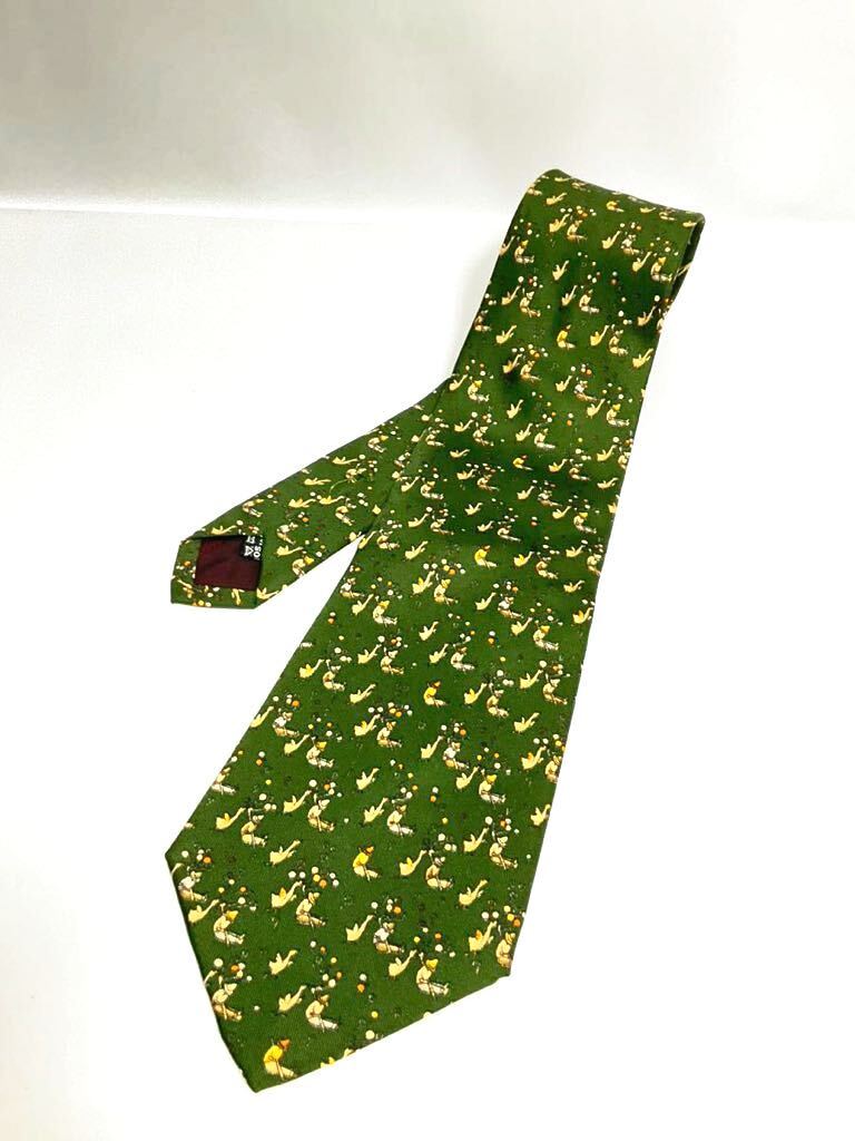  Ferragamo галстук оттенок зеленого a Hill . рисунок стоимость доставки 185 иен ( слежение есть ) бренд галстук 