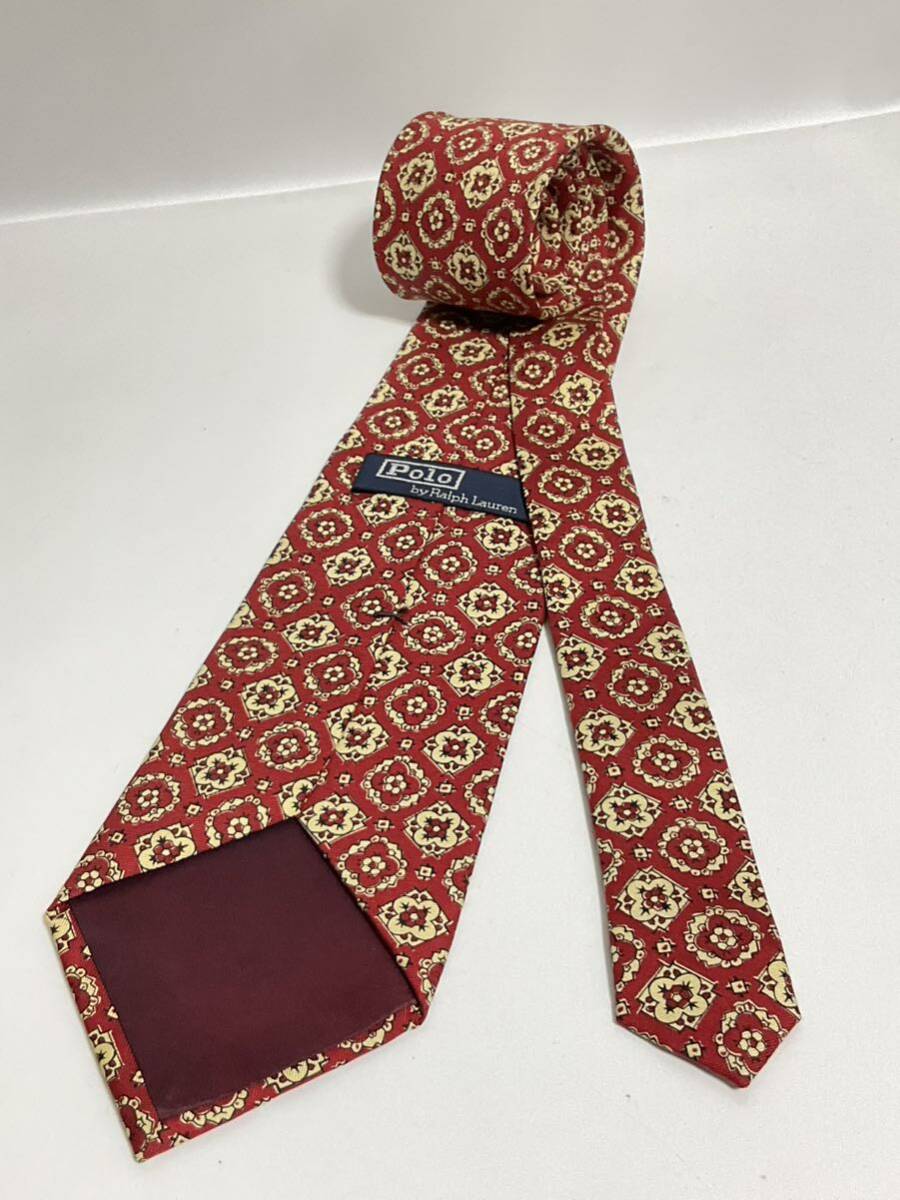  Polo Ralph Lauren галстук оттенок красного рисунок стоимость доставки 185 иен ( слежение есть ) бренд галстук 