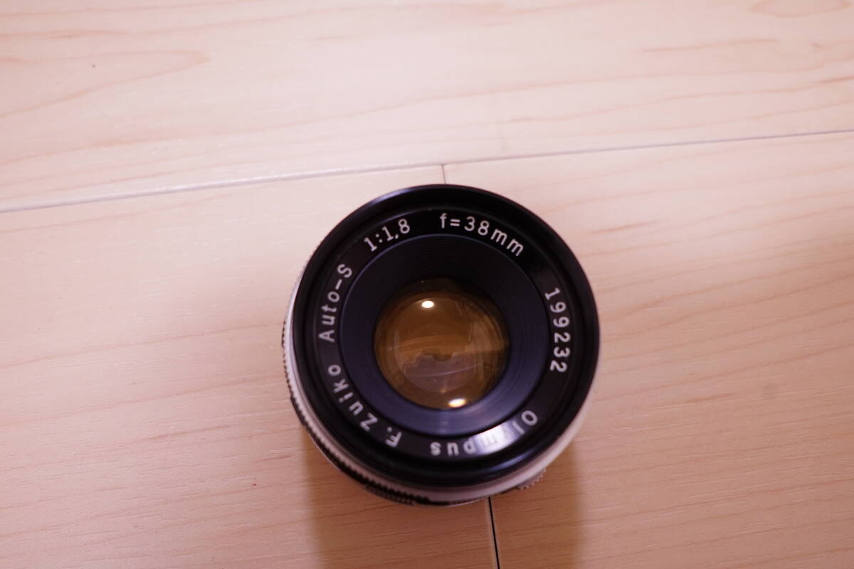 【1円スタート 中古品】オリンパス OLYMPUS F.Zuiko Auto-S 38mm F1.8 OLYMPUS FEN F FT FV 用レンズ フィルムカメラ レンズの画像1