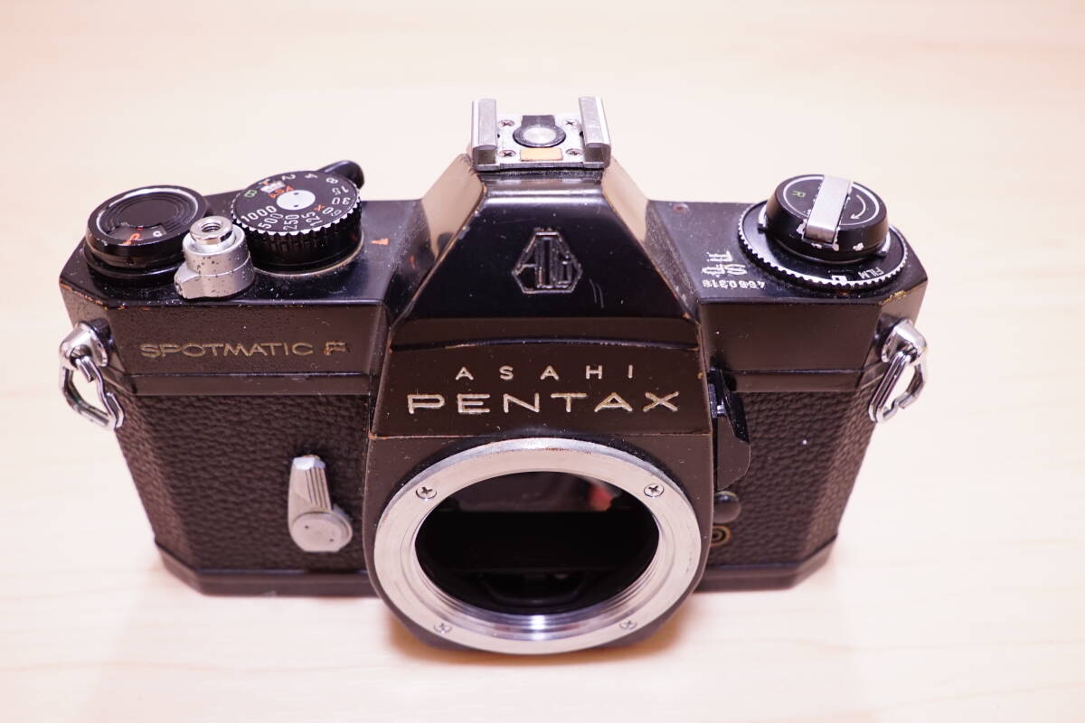 【1円スタート 中古品】ペンタックス PENTAX SPOTMATIC SPF ブラック 一眼レフカメラ フィルムカメラの画像1