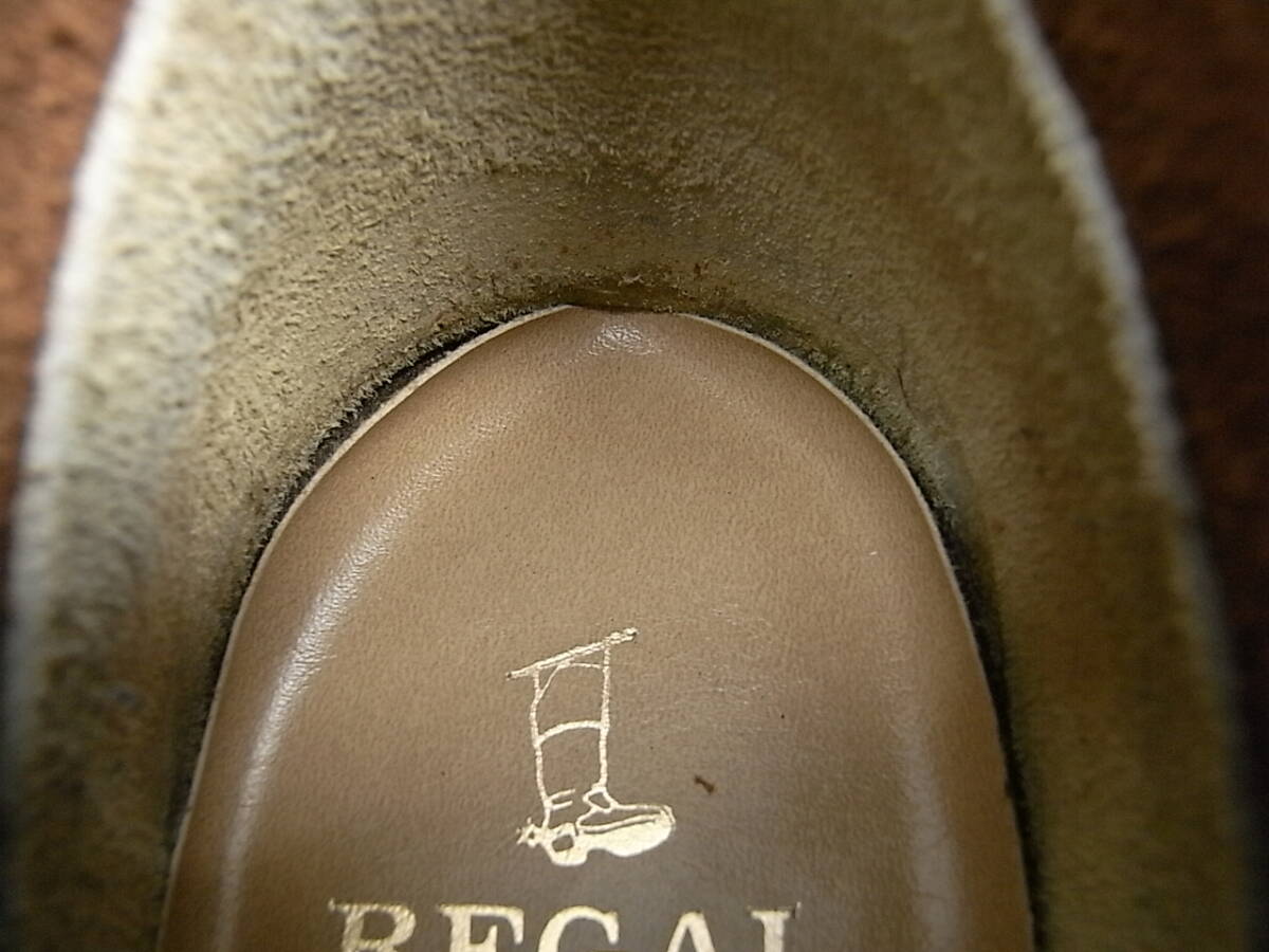 REGAL リーガル 紳士 メンズ 本革 牛革 チャッカブーツ キャメルブラウン 25.5 cm 美品_画像8