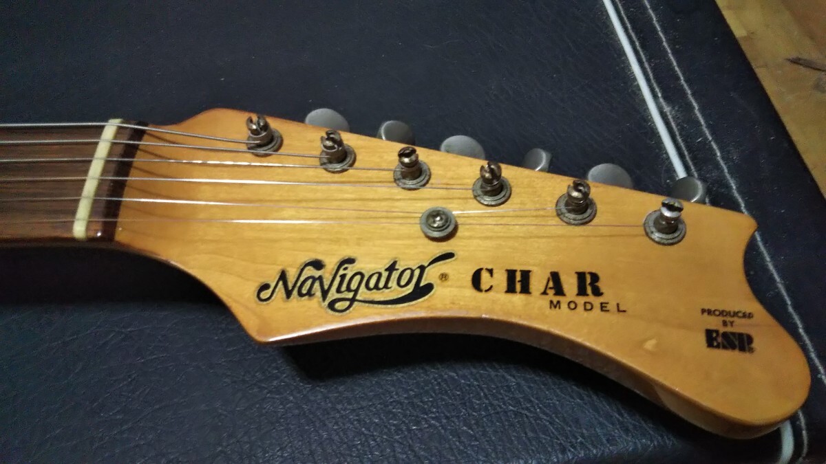 Navigator Char 初期 モデル 非純正角型ハードケース、アーム付き ジャンク_画像1