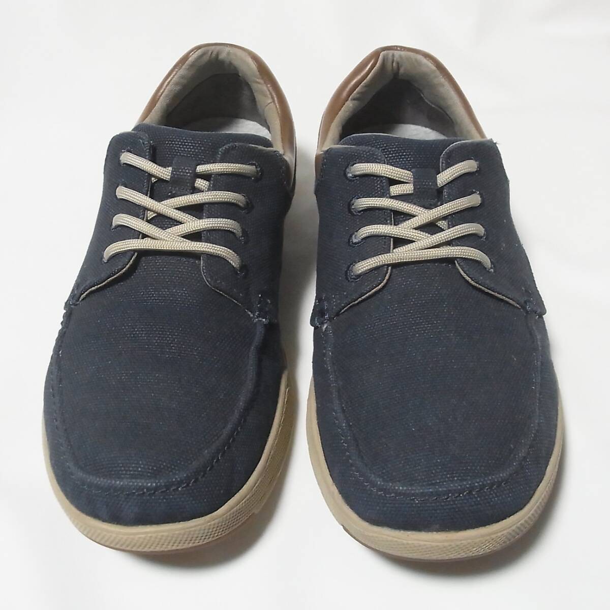 クラークス CLARKS クラウドステッパー Step Isle Lace 27.0cm 27cm/UK9◎クッション性良好 Uチップトゥ スニーカー◎清掃済_画像3