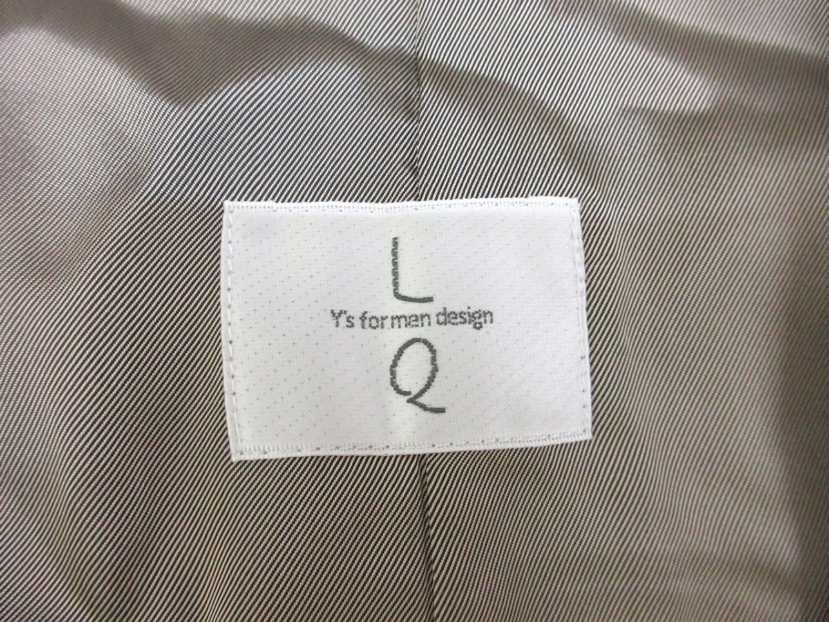 Y's for men design ワイズフォーメンデザイン 切替ベスト 綿100%の画像4